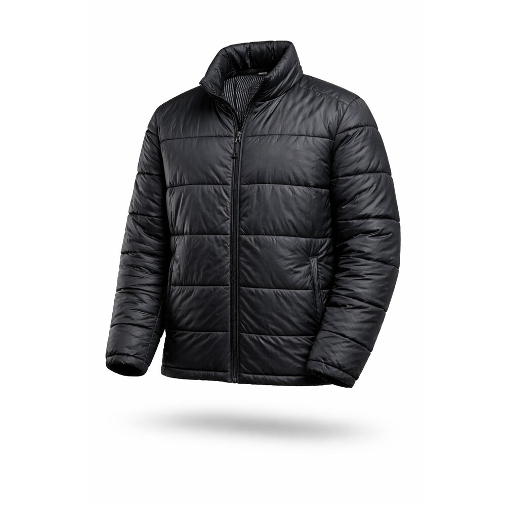 Columbia Jacket Coat Mens M Black Full Zip Hiking Camping Lightweight Packable